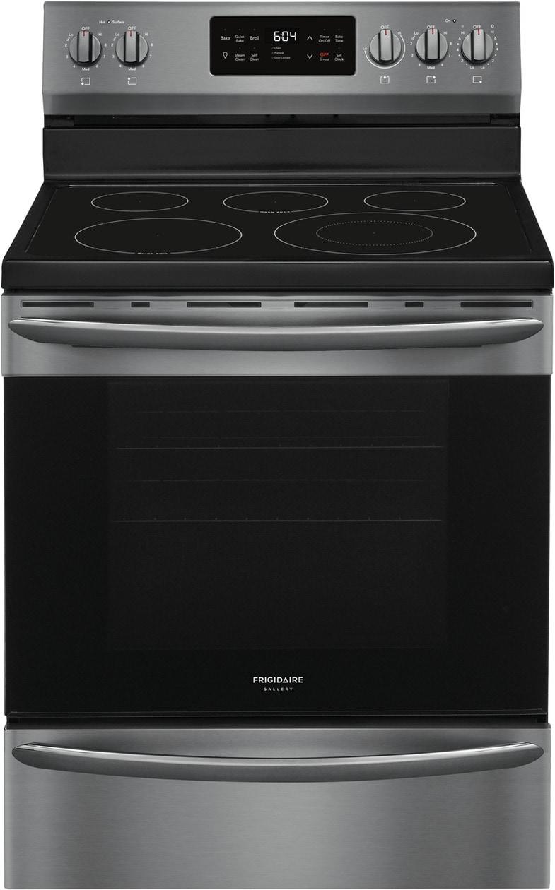 Frigidaire Gallery 30" Freestanding Electric Range with Steam Clean