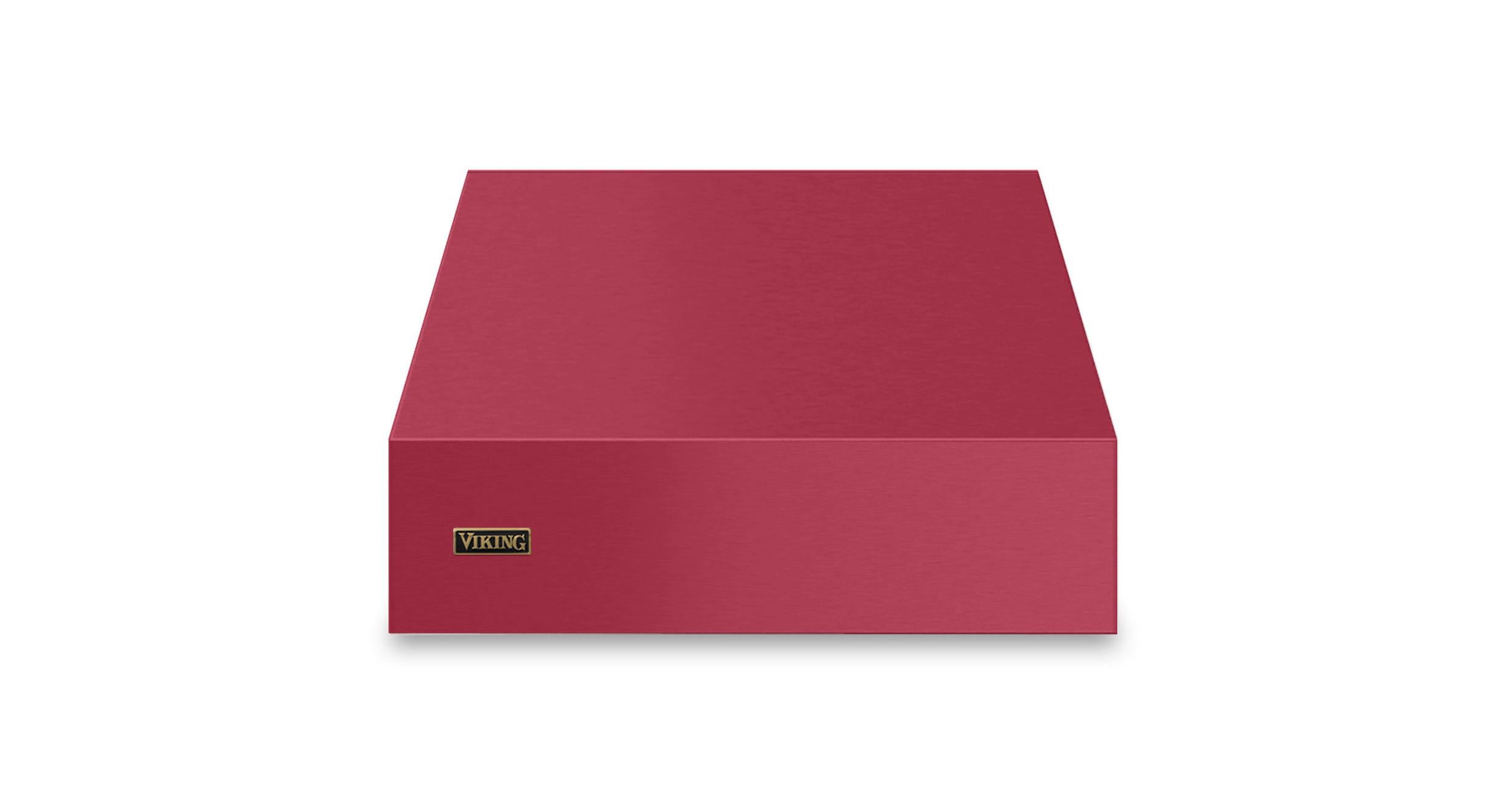 30"W. 18"H. Wall Hood (Finish: Valentine, Trim: Brushed Brass)
