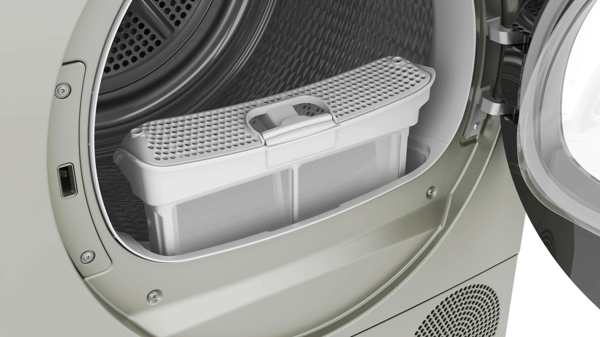 800 Series Heat Pump Dryer Pearl Steel