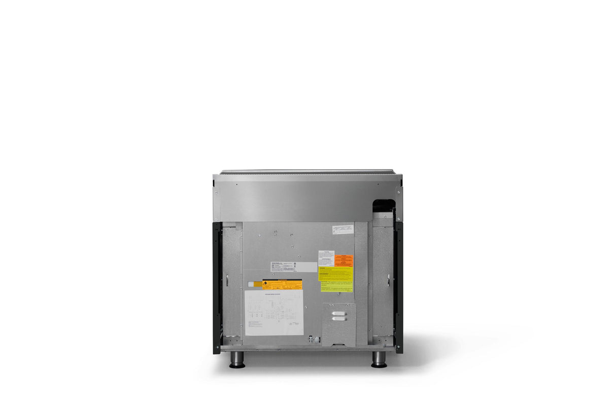 36"W. Induction Range (Finish: Antique Bronze, Trim: Polished Chrome)