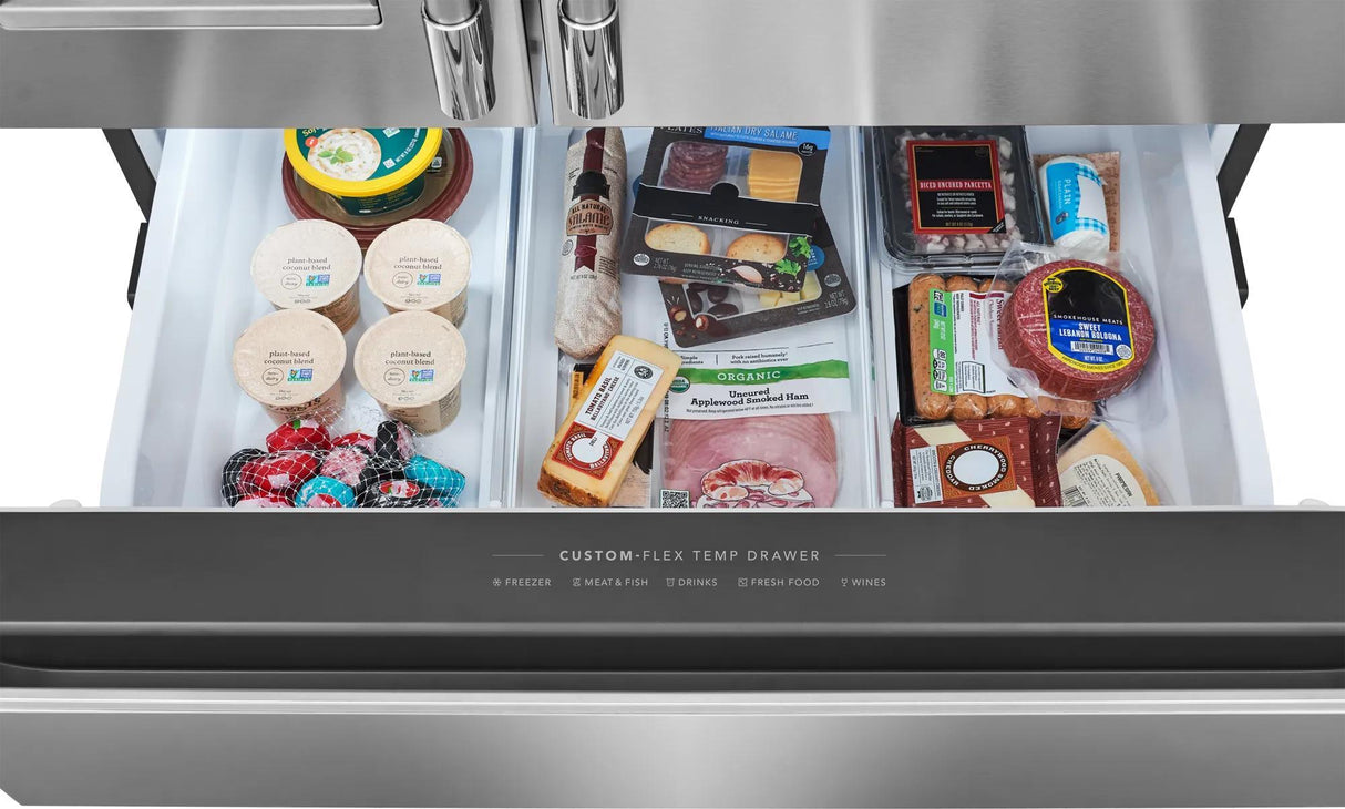 21 Cu. Ft. Counter-Depth 4-Door French Door Refrigerator