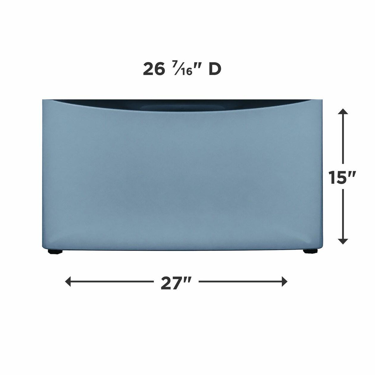 Luxury-Glide® Pedestal with Spacious Storage Drawer