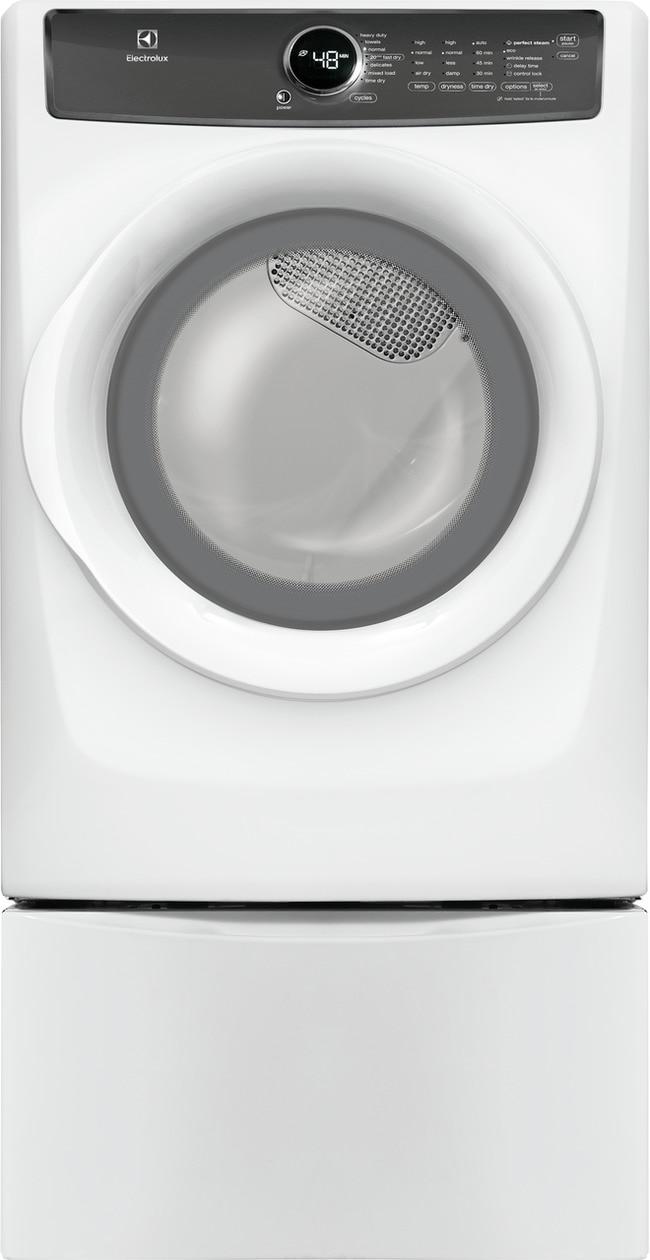 Electrolux Front Load Perfect Steam™ Electric Dryer with 7 cycles - 8.0 Cu. Ft.
