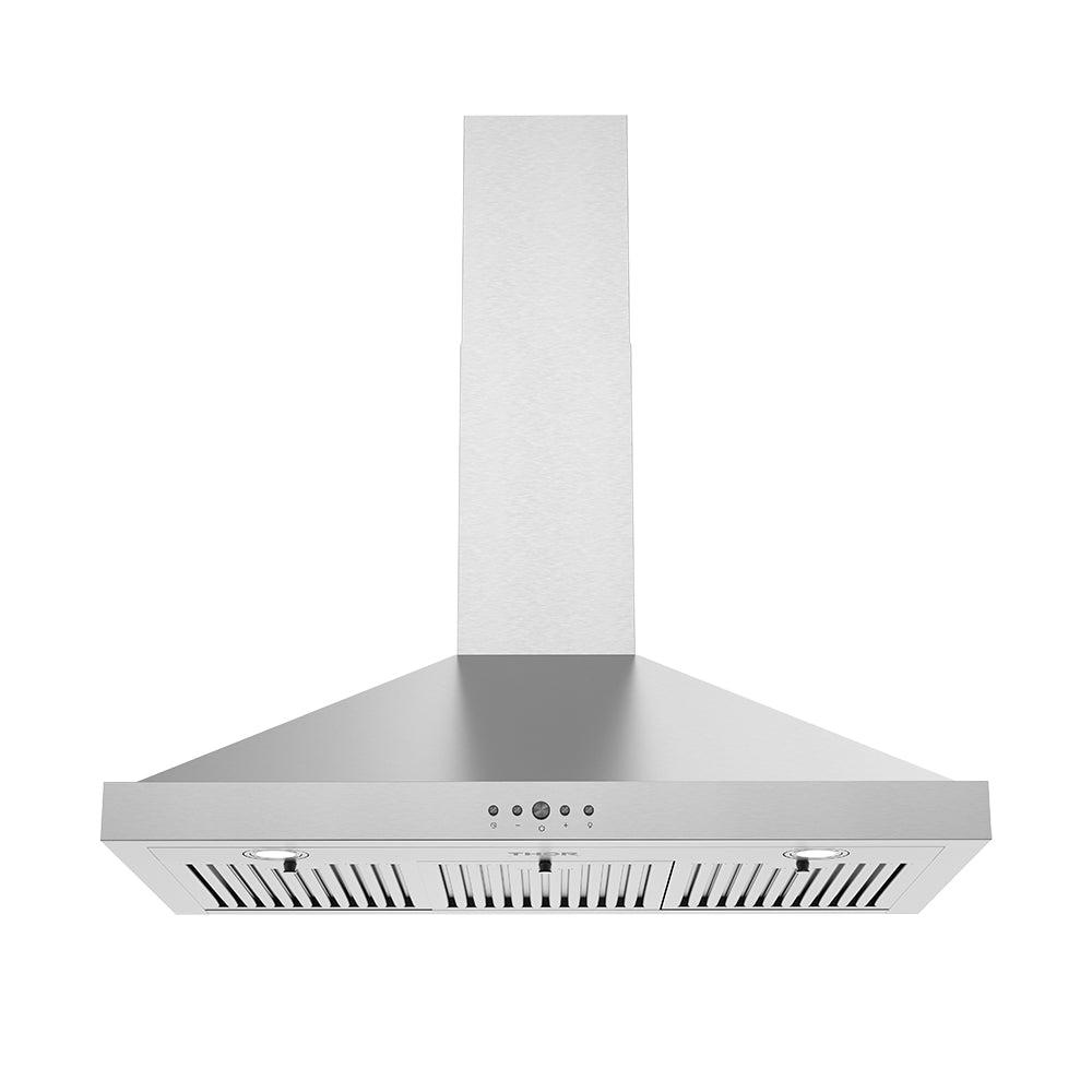36 Inch Wall Mounted Chimney Range Hood With 350 Cfm