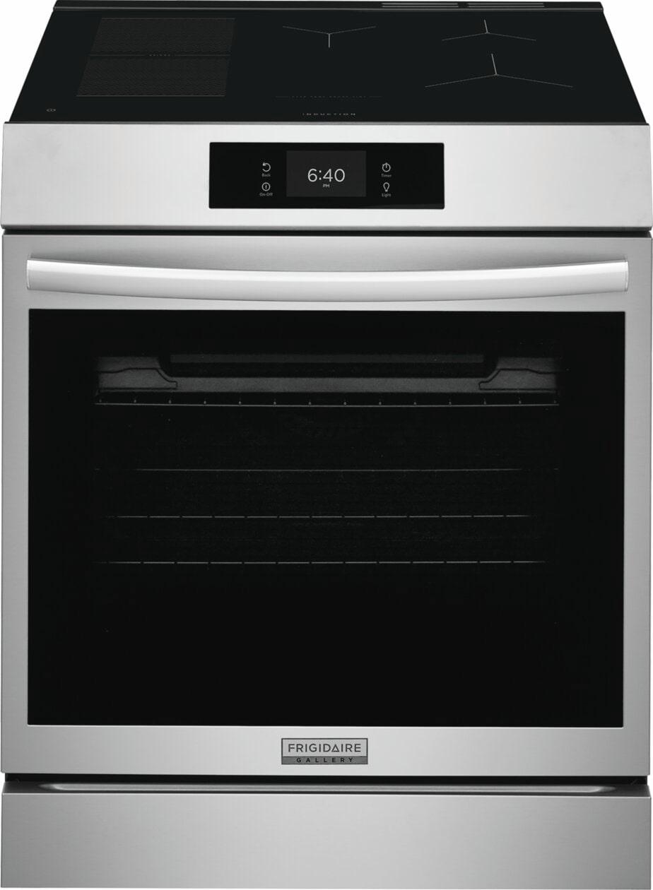 30" Front Control Induction Range with Stone-Baked Pizza