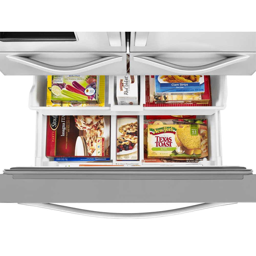 36-inch Wide Double Drawer French Door Refrigerator with Dual Cooling System - 26 cu. ft.