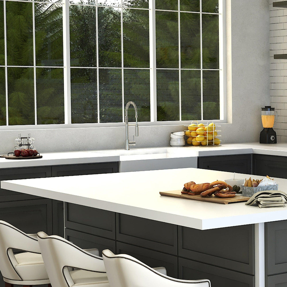 ZLINE Sierra Kitchen Faucet in Chrome (SRA-KF-CH)