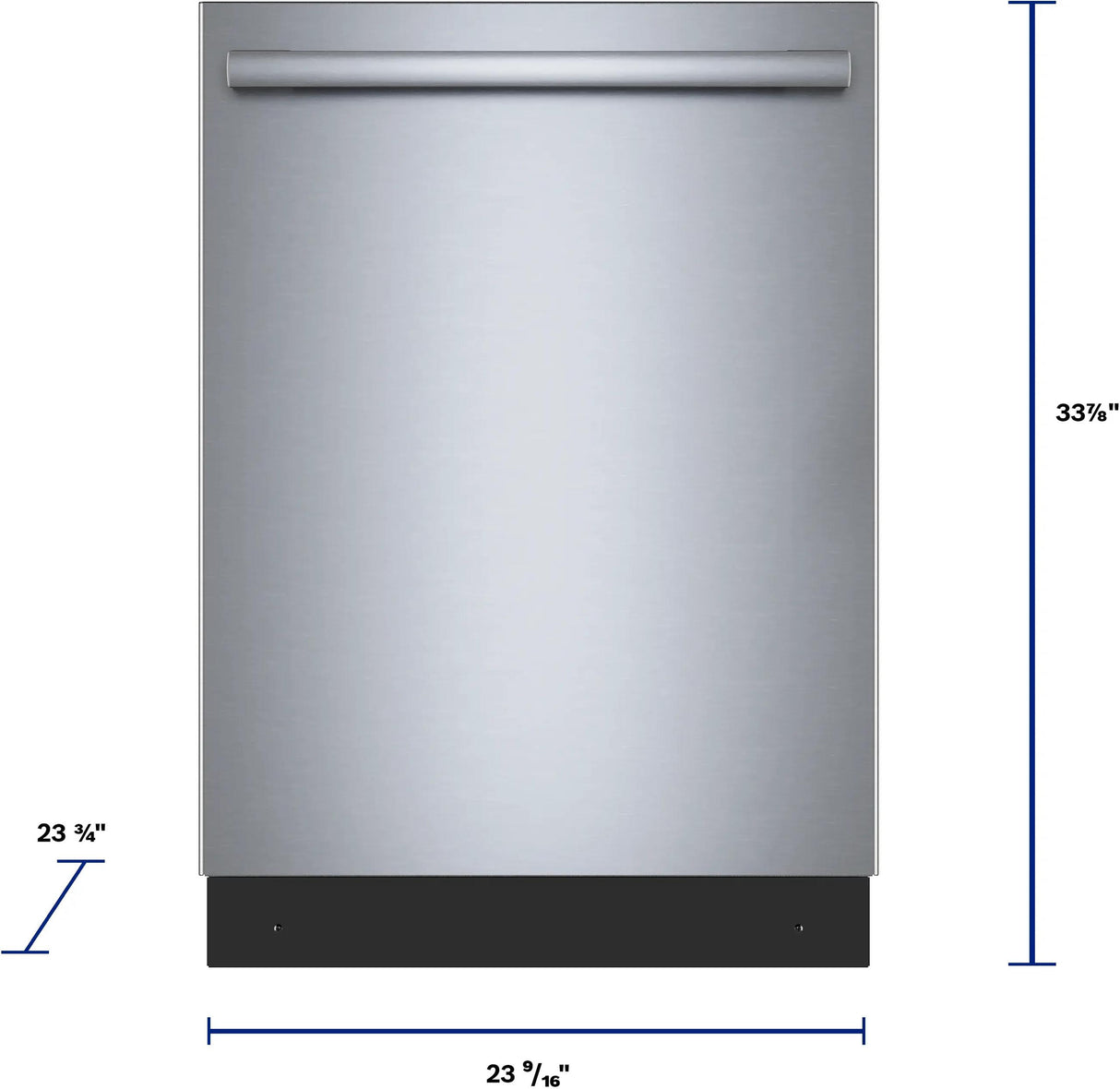 300 Series, built-under dishwasher, 24'', Brushed steel anti-fingerprint