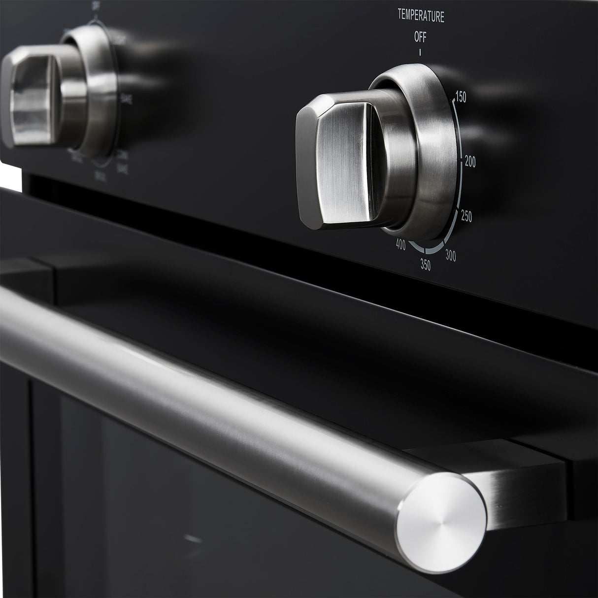 Forno Vomero 30-Inch Wall Oven, Black, 5 cu.ft Capacity, 3550 Watts Convection, Mechanical Controls, Manuel Steam Clean