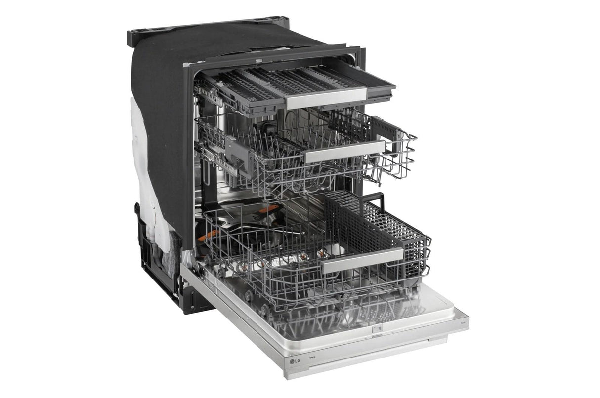 Smart Hidden Top Control Dishwasher with 1-Hour Wash & Dry, QuadWash® Pro, TrueSteam® and Dynamic Heat Dry™ w/AutoVent Dry™