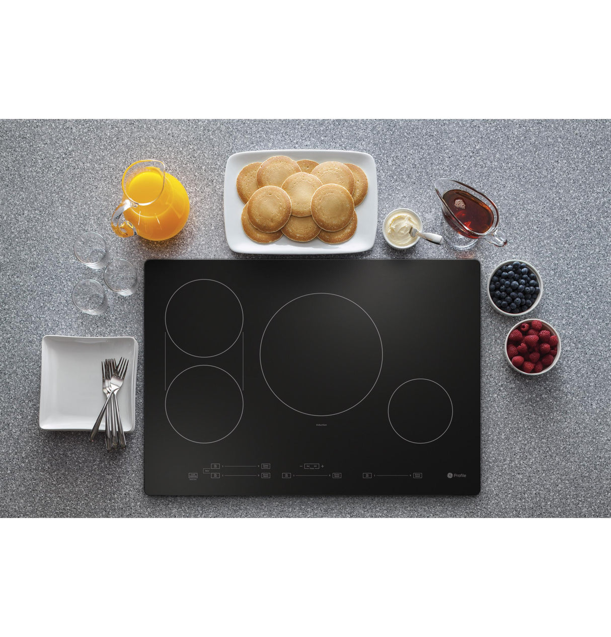 GE Profile™ ENERGY STAR® 30" Built-In Touch Control Induction Cooktop