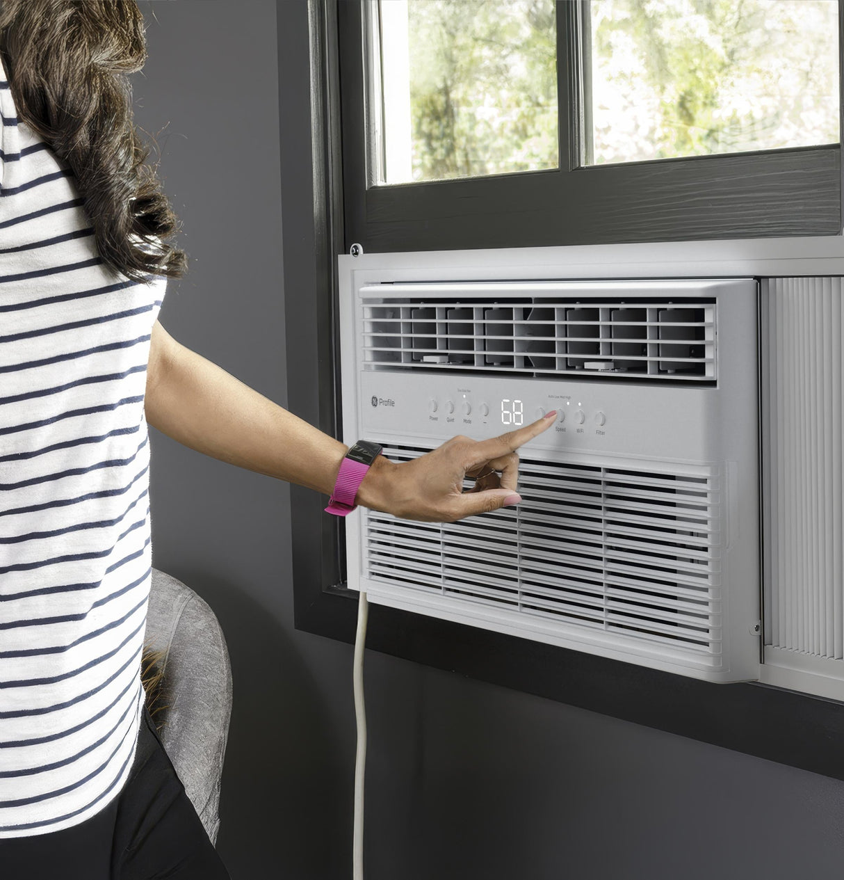 GE Profile™ 14,000 BTU Inverter Smart Ultra Quiet Window Air Conditioner for Medium Rooms up to 700 sq. ft.