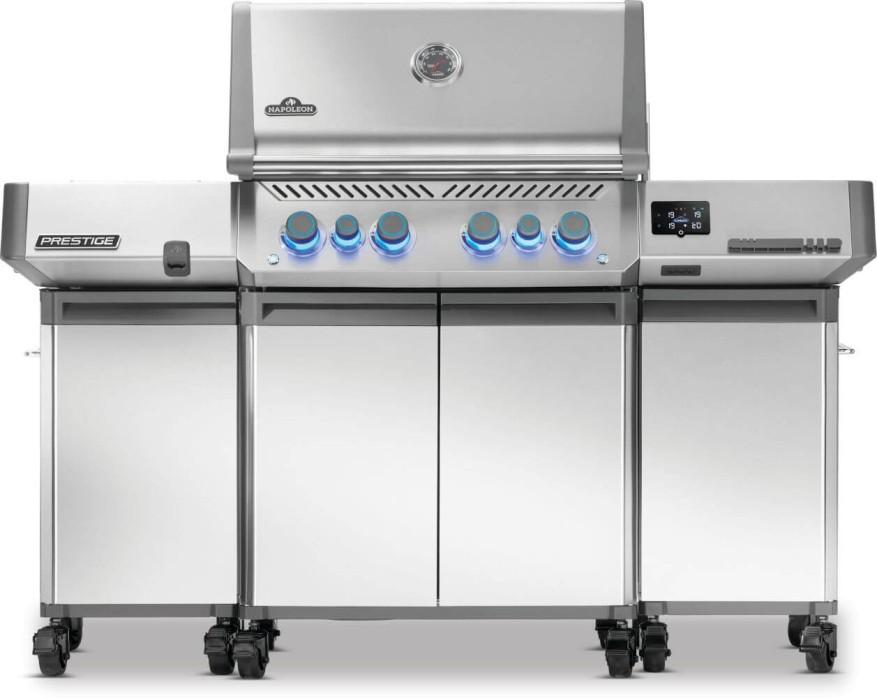 Prestige Under Grill Storage Two Carts