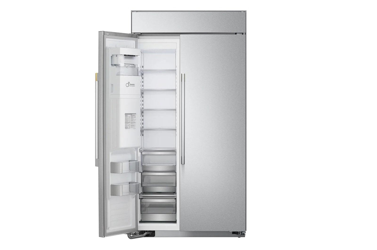 LG SIGNATURE 26 cu. ft. Smart Side-by-Side Built-In Refrigerator with Ice & Water Dispenser