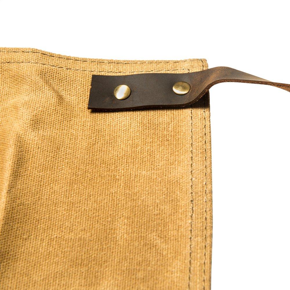 Grilling Apron - Brown Canvas & Leather L