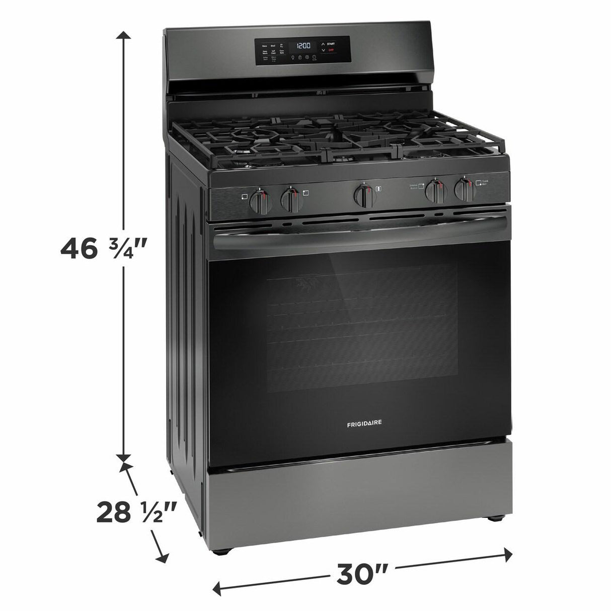 30" Gas Range with Air Fry