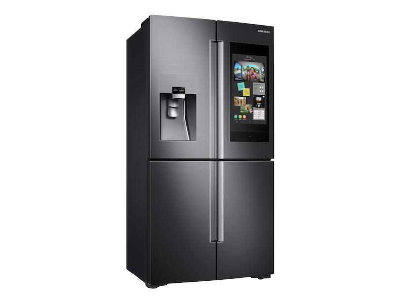 22 cu. ft. Family Hub™ Counter Depth 4-Door Flex™ Refrigerator in Black Stainless Steel