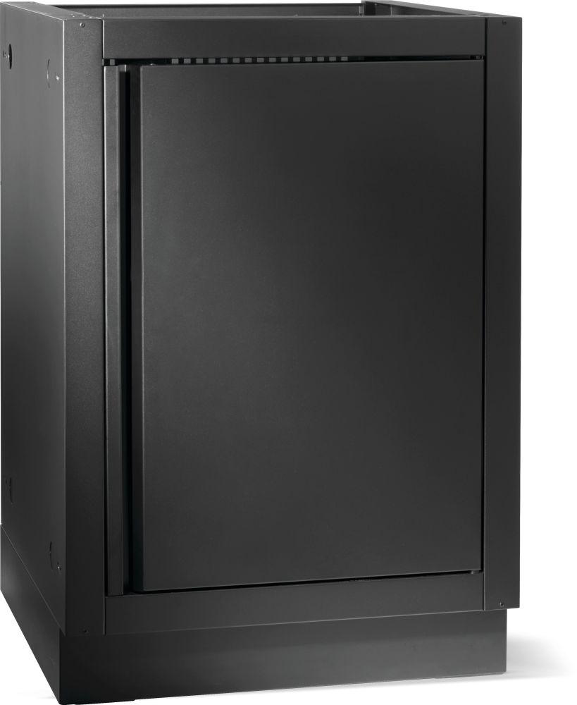 OASIS Propane Tank Cabinet and Integrated Heat Protection Shield, Matte/Matt Black