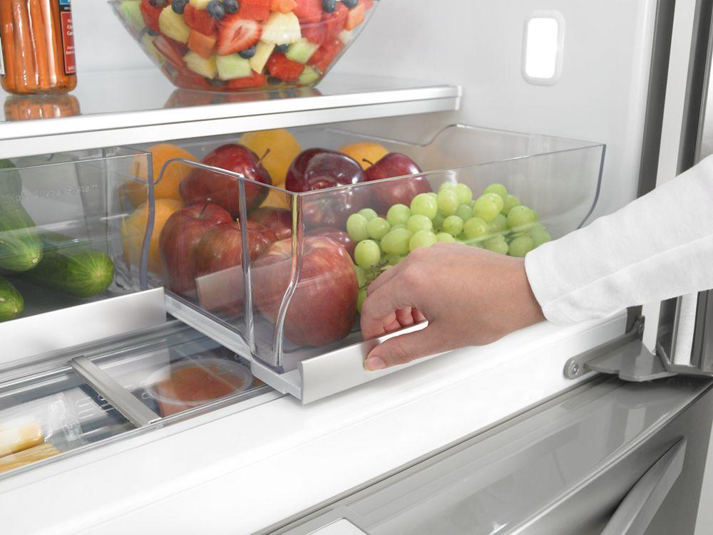 36-inch Wide 4-Door Refrigerator with More Flexible Storage