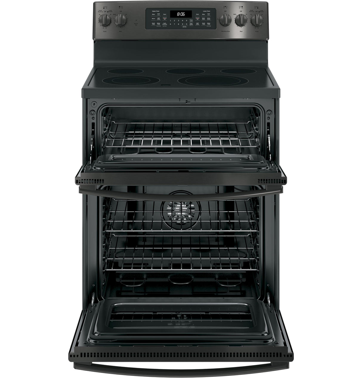 GE® 30" Free-Standing Electric Double Oven Convection Range