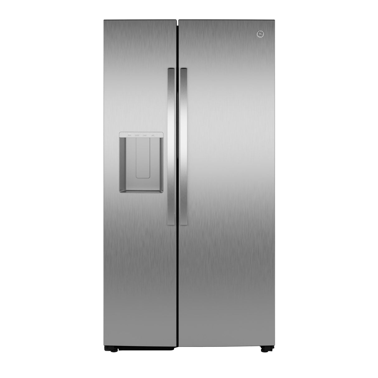GE® 23.5 Cu. Ft. Counter-Depth Side-By-Side Refrigerator with LED Light Walls and Extra Tall Dispenser