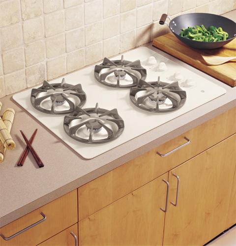 GE® 30" Built-In Gas Cooktop