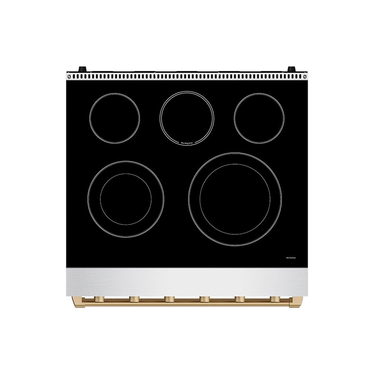 30 Inch Professional Electric Range With Precision Knob Control In Stainless Steel and Bronze Gordon Ramsay Series