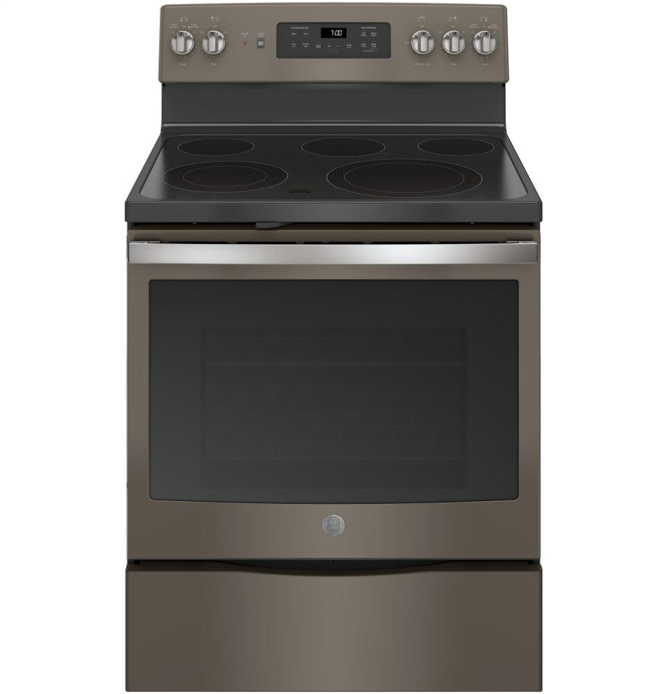 GE® 30" Free-Standing Electric Convection Range