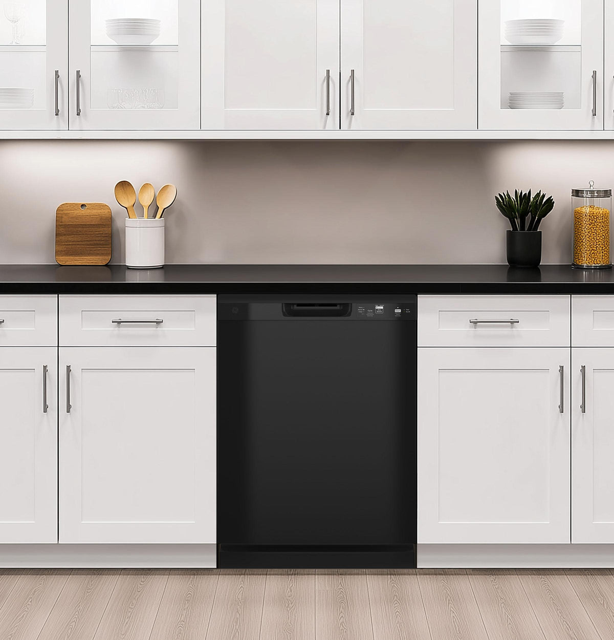 GE® Dishwasher with Front Controls
