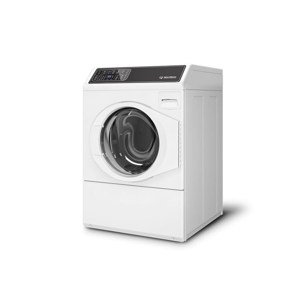 FF7 White Right-Hinged Front Load Washer with Sanitize 5-Year Warranty