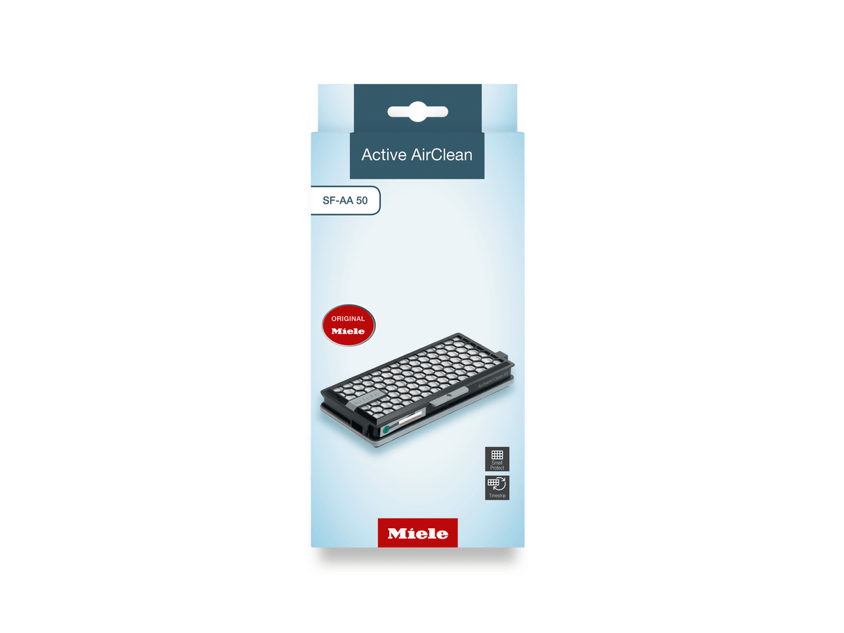 Active AirClean Filter with TimeStrip® - for effective filtration of unpleasant odors.