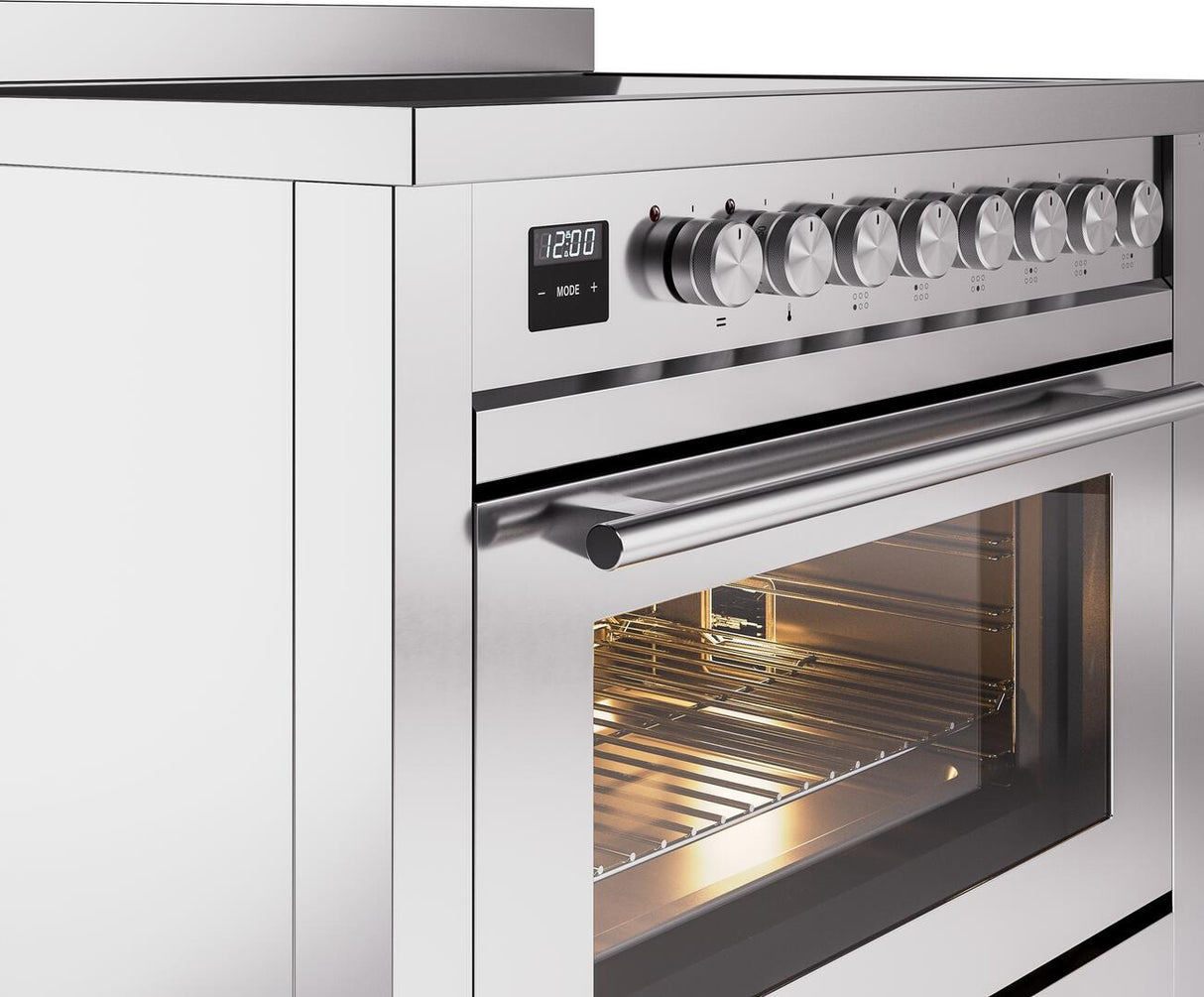 Professional Plus II 36 Inch Electric Freestanding Range in Stainless Steel with Trim