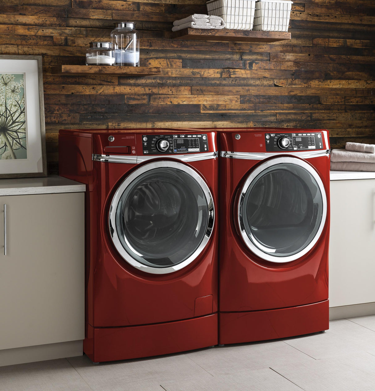GE® 4.9 DOE cu. ft. Capacity Front Load ENERGY STAR® Washer with Steam