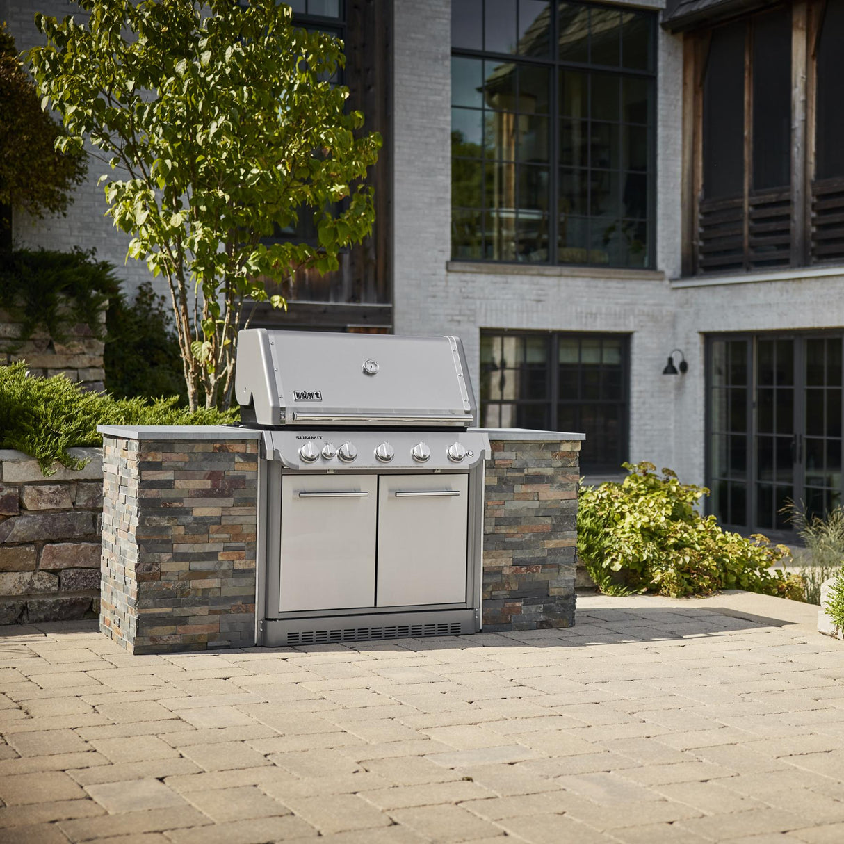 Summit® SB38 S Built-In Gas Grill (Natural Gas) - Stainless Steel