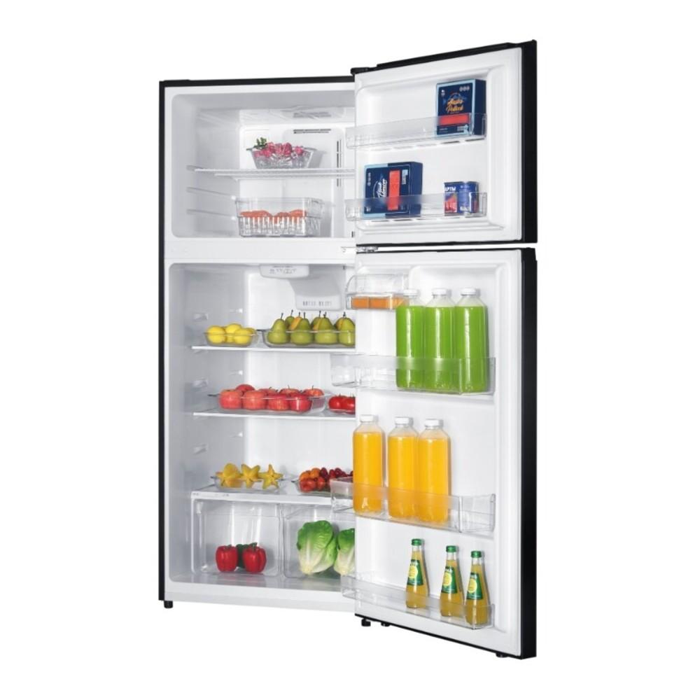 Verona VEFTF2817RBK 28 inch Top Freezer Refrigerator with 17.6 cu. ft. Total Capacity, Reversible Doors, Recessed Handle, Energy Star (Black)