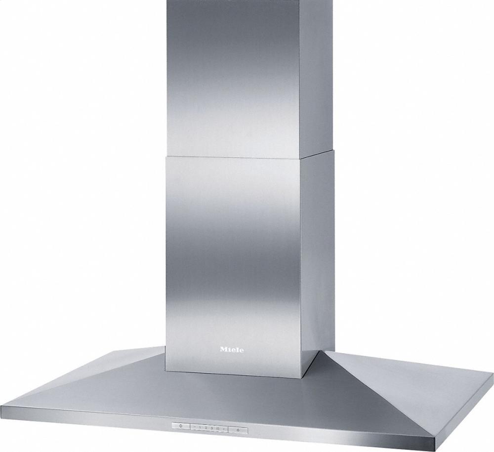 DA 390-6 Classic AM Island D(eback)cor Hood with halogen lighting and touch controls for convenient operation.