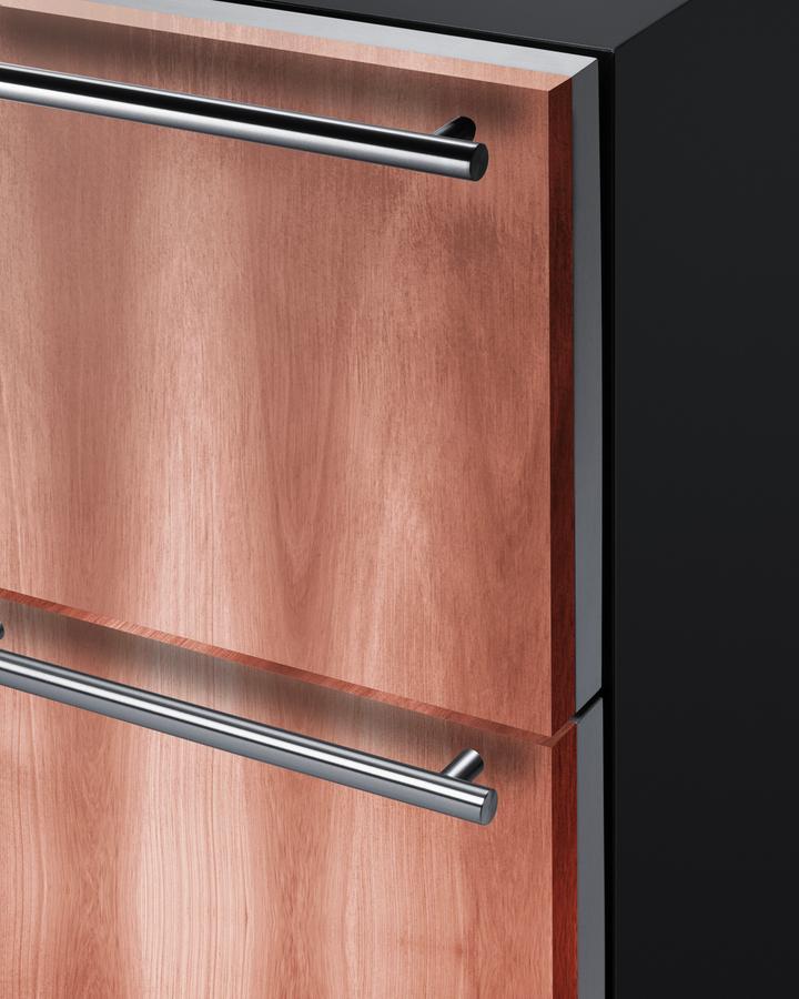36" Wide Combination Wine Cellar & 2-drawer Refrigerator , ADA Compliant (panel Not Included)