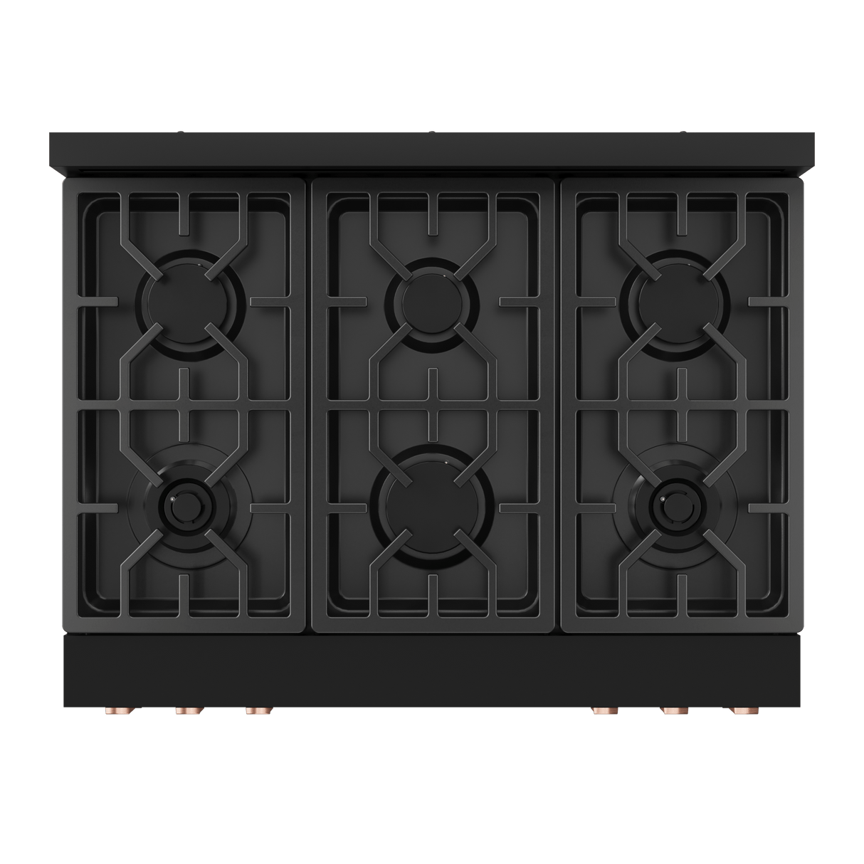 36 Inch Professional Gas Range With Tilt Panel Touch Control In Black/rose Gold Gordon Ramsay Series