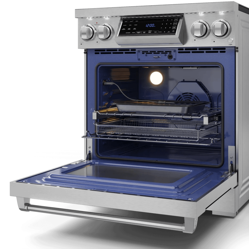 30 Inch Professional Electric Range With Tilt Panel Touch Control In Stainless Steel Gordon Ramsay Series