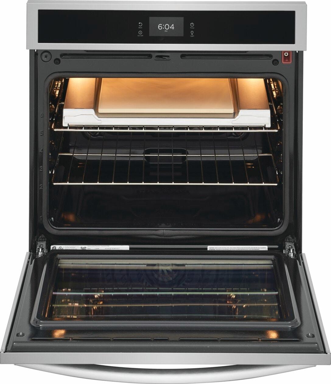 30" Single Electric Wall Oven with Stone-Baked Pizza