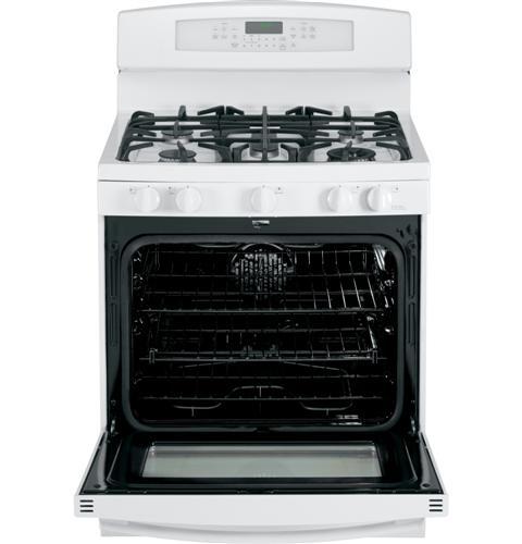 GE Profile™ Series 30" Dual-Fuel Free-Standing Range with Warming Drawer