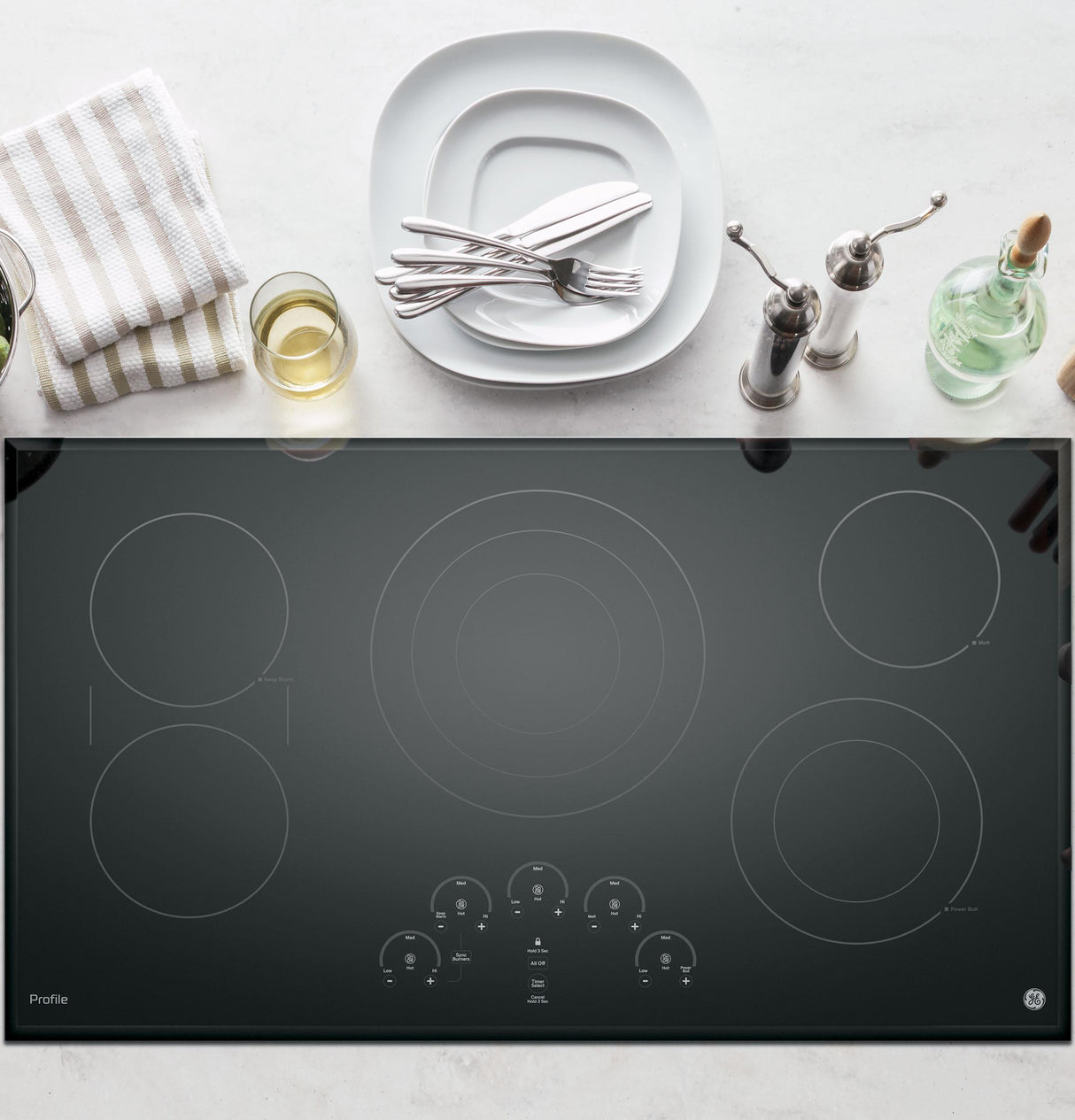 GE Profile™ 36" Built-In Touch Control Cooktop