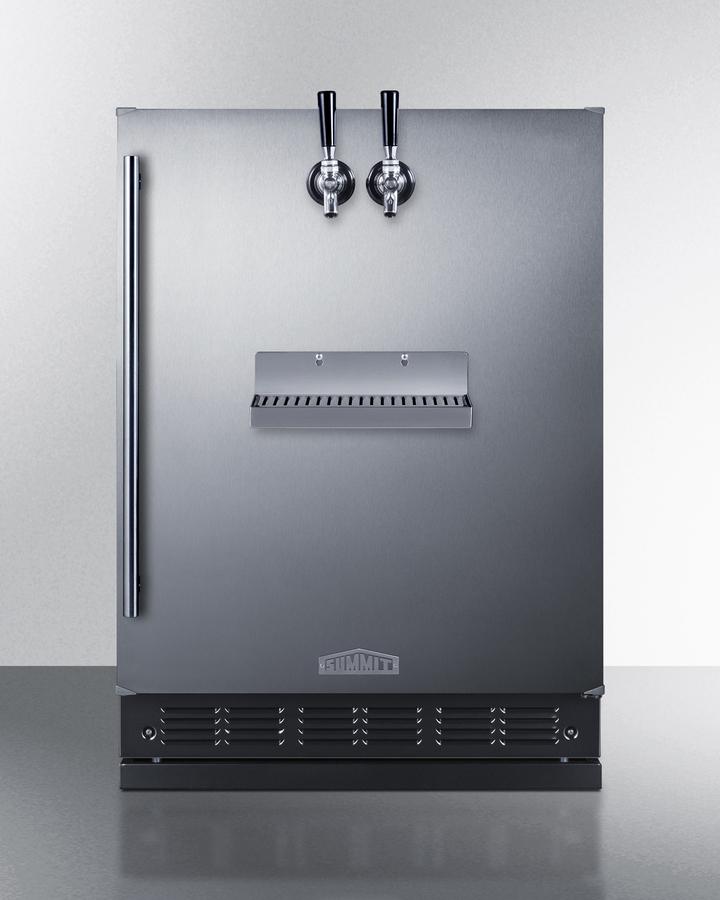 24" Wide Front Tap Built-in Beer Kegerator