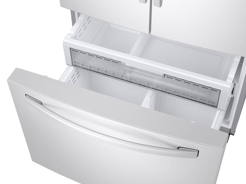28 cu. ft. 3-Door French Door, Full Depth Refrigerator with CoolSelect Pantry™ in White