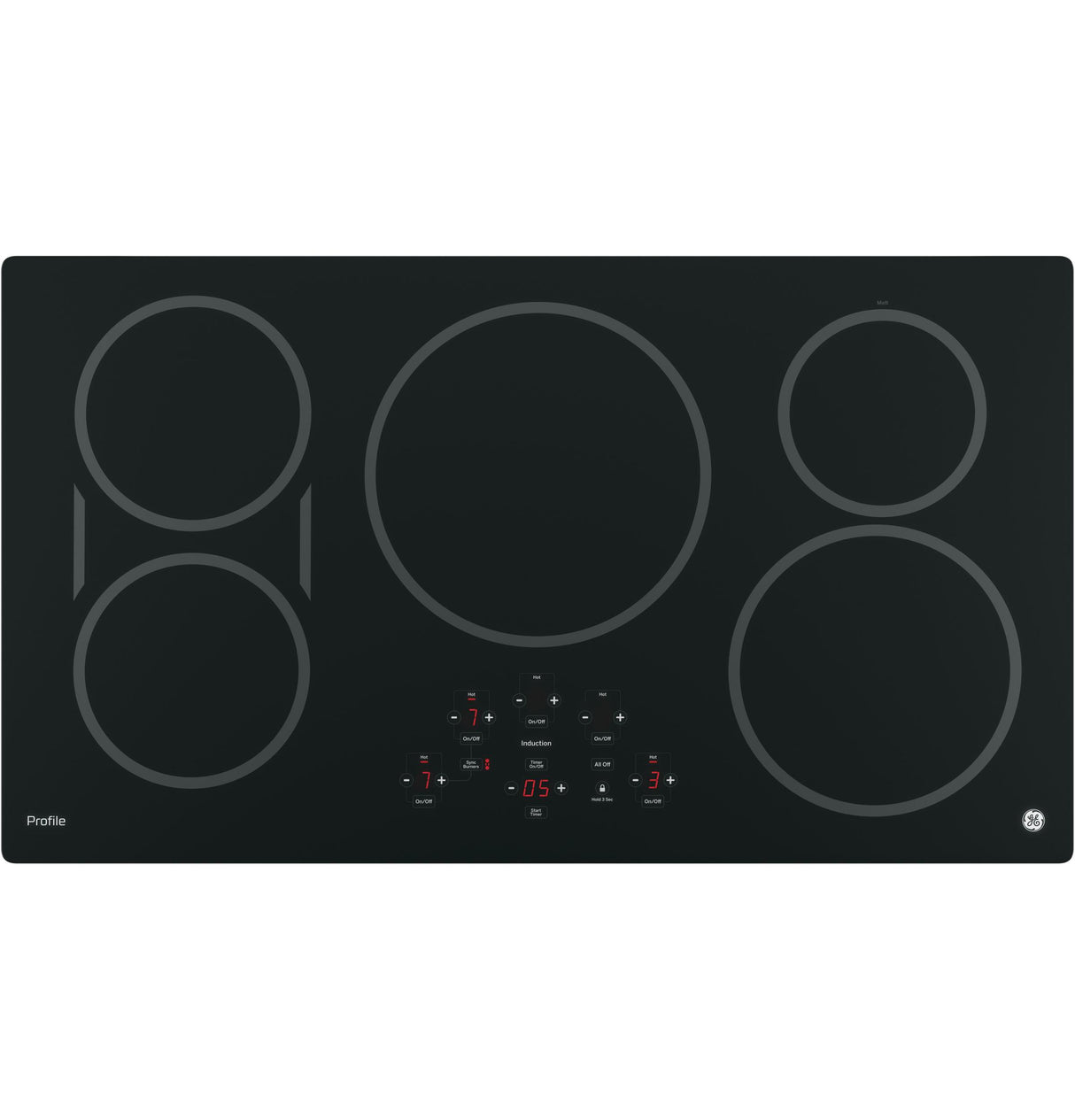 GE Profile™ 36" Built-In Touch Control Induction Cooktop