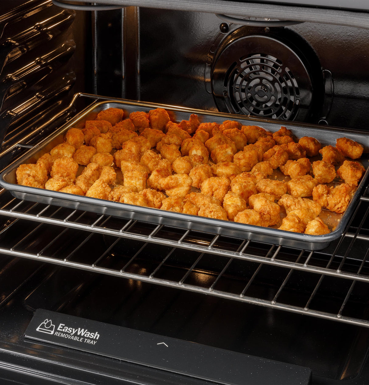 GE® ENERGY STAR® 30" Slide-In Electric Convection Range with No Preheat Air Fry and EasyWash™ Oven Tray