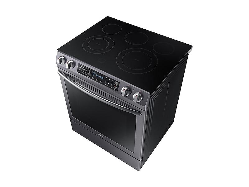 5.8 cu. ft. Slide-In Electric Range in Black Stainless Steel