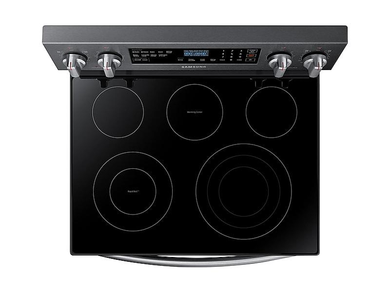 5.9 cu. ft. Freestanding Electric Range with True Convection in Black Stainless Steel