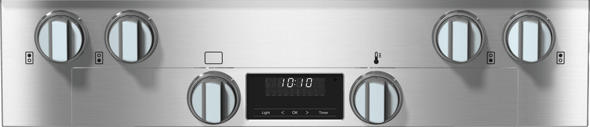 HR 1124-3 G AG Clean Touch Steel - 30" Range All-gas model with DirectSelect controls