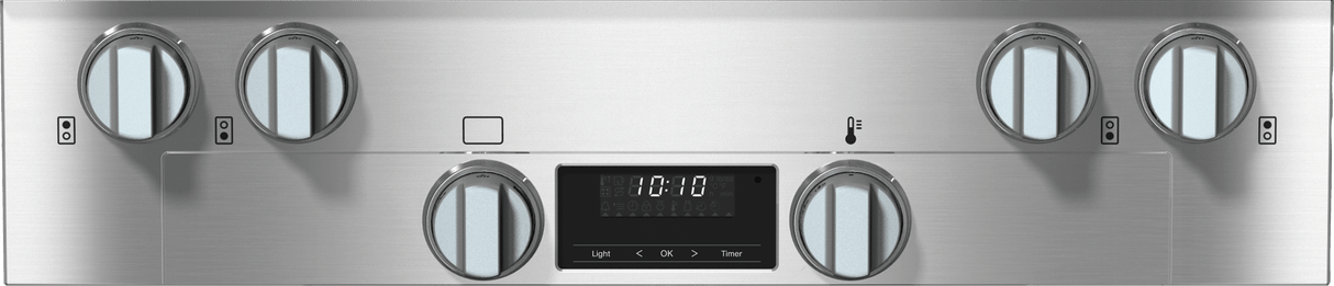 HR 1124-3 LP AG Clean Touch Steel - 30" Range All-gas model with DirectSelect controls